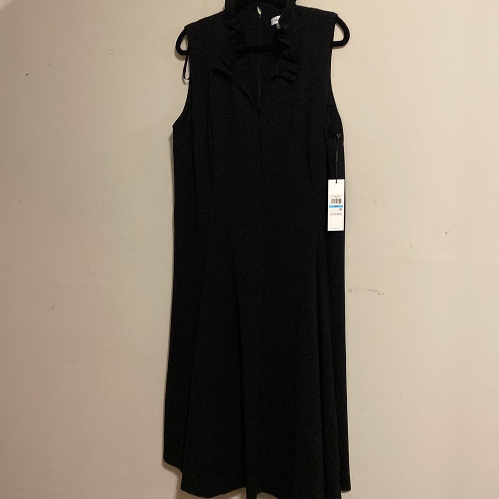 Women Calvin Klein elegant black dress size 20W New